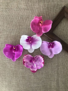 Dance Exam Butterfly Orchid Artificial Flower Hair Clip Pin Photo Prop New Fashion Hair Accessories Korean Style Side Clip