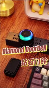 Chuông Cửa Không Dây SMATRUL Thiết Kế Kim Cương 62 Âm Thanh Phạm Vi 350M 110dB Chống Nước IP44 Có Chức Năng Gọi Cửa Đạt Chuẩn EU
