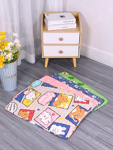 Summer Pet Mat Dog Cotton Soft Washable Refreshing Waterproof Cooling Mat Pet Mattress Blanket Pet Supplies