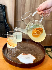 New Chinese Style Glass Tea Pot Song Dynasty Simulation Tea House Tea Brewing Device Green Tea Special Tea Set Heat Resistant Cup Water Pot Set