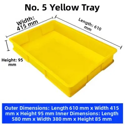 MEISITEKEKE | Large Food-Grade Rectangular Plastic Storage Box With Lid