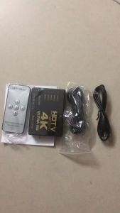 4K HDMI Switcher 5 in 1 Out 3 in 1 Out  HDMI-compatible Splitter Selector Video Box Adapter With IR Remote for PC HDTV DVD PS4
