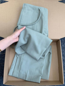 SHANGSHA | Summer Thin High-waist Slim-fit Versatile Loose Drapey Blue Pants
