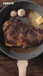 Ecowin 4pcs Non-Stick Cookware Set Maifan Stone Coating Classic Black Series With Lids Suitable For All Stoves