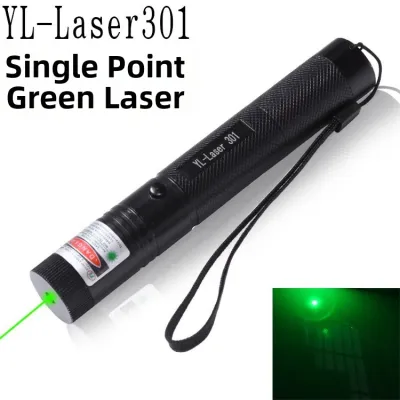 Naked Pen Style Green Laser Light Flashlight