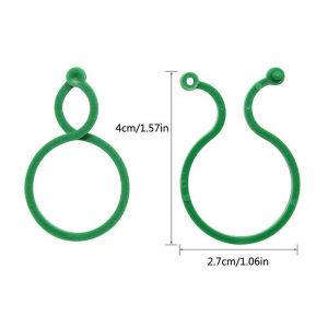 S/L Garden Vine Strapping Clips Plant Bundled Buckle Ring Holder Tomato Garden Plant Stand Tool 10-50Pcs  Garden Decor Acc