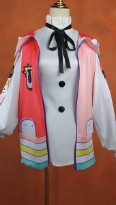 Anime Film RED Uta Cosplay CostumeEarphone Girls Daily Coat Dress AdultChildren Halloween Party