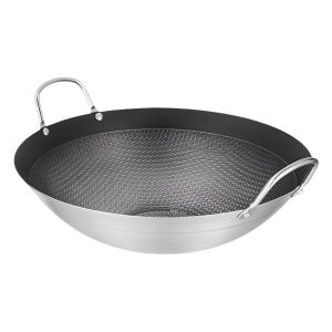 Stainless steel dry pot Korean style thick pot commercial bar tripod non stick honeycomb small hot pot pot