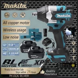 Makita 1800NM Cordless Impact Wrench Heavy Duty 1/2" Brushless Electric Impact Wrench Original Japan Power Tools