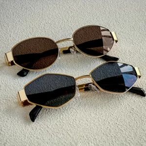Oval And Polygon Fashion Trendy Glasses Personality Versatile Streetwear Styling Sun Protection Glasses
