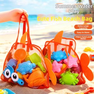 WANWEI | Beach Toy Organizer Sandplay Essential Durable Mesh Bag