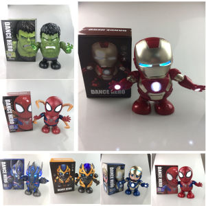Robot nhảy múa Siêu Anh Hùng MARVEL Spider-man Batman Dance Hero Robot nhảy theo nhạc đồ chơi siêu anh hùng cho bé.