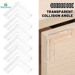แผ่นพลาสติกโปร่งแสงมุมขวา1/4/8ชิ้นแผ่นรองป้องกันขอบมุมโต๊ะเบาะป้องกันการชนสำหรับหน้าต่างบ้าน