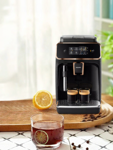 Philips | Philips Italian Style Automatic Coffee Machine EP2124 Silver Color Home Office Use with Milk Frothing And Grinding System