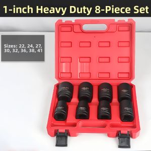 DELIXI Electric | Heavy Duty Socket Set 1 Inch for Power Tools