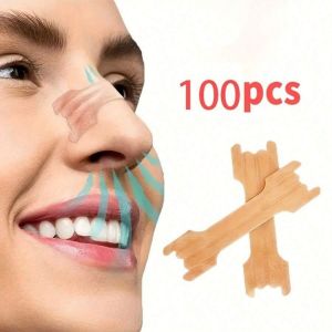 Breathe Nasal Strips Physical Airway Expander Anti-Snoring Nose Patch Improved Nose Vent Stop Snoring Strips for Better Breathe
