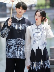 XILANDUO | Vintage Chinese Style Couples Shirt