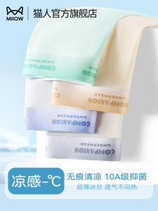 Quần Lót Nam Ice Silk Kháng Khuẩn Thoáng Khí Cỡ Lớn Quần Short Mùa Hè Cạp Vừa Quần Lót Nam Chất Liệu Nylon