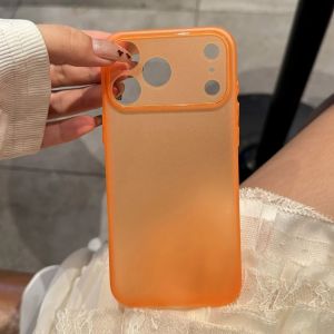 Slim Frosted Translucent Soft TPU Shockproof Phone Case For iPhone 17 Air 16E 16 15 14 13 12 11 Pro Max Plus Matte Clear Cover