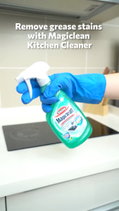 Magiclean Kitchen Cleaner Lime 500ml - Trigger Spray / Refill | Powerful Grease & Oil Remover