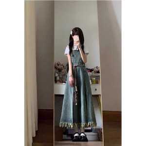YNY | American Vintage Designer Denim Overall Dress