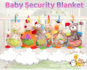 Baby Toy Baby Security Blanket Baby Comfort Towel Baby Soft Soothing Sleeping Towel Teether Tuala Kain Teman Tidur Bayi宝宝婴儿安抚巾牙胶