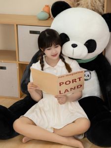 Extra Large Plush Toy Bear Teddy Panda Doll Soft Stuffed Animal Birthday Gift for Girls Huggable Bear Doll Super Size Plushie