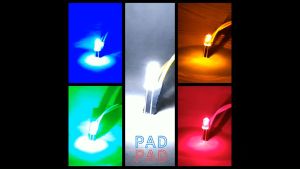 5ตัว/10ตัว ไฟไฟกะพริบ ไม่เปลี่ยนสี LED 3-5mm ที่ Automatic Flashing โดยคุณสมบัติของการกระทำ: การเปลี่ยนแปลงระหว่าง 3mm และ 5mm (blinking)