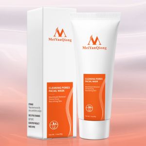 MeiYanQiong Deep Cleansing purifying peel off Black mud Facial face Remove blackhead facial strawberry nose Acne remover Face care