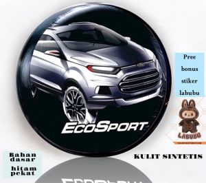 sarung ban mobil Toyota Rush anti luntur gambar tajam carah bahan kulit sintetis pree desain