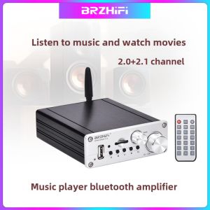 Fancier Grade 3116 High Power 2.1 Channel Digital Small Power Amplifier Bluetooth 5.0u Disk TF Playback Can Be Controlled by App