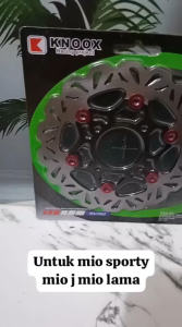 PIRINGAN CAKRAM BELAKANG Brake Standar 200mm Mio Piringan Disk Model PSM Mio Sporty Fino 115 Xride 115 Soul Lama 4 Lubang /Knox Racing Piringan Karbon M I Size:200MM