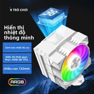 Tản Nhiệt CPU Power Train X-GamerX Z-1300 ARGB 4 Ống Dẫn Nhiệt Hiển Thị Nhiệt Độ Kỹ Thuật Số Làm Mát Bằng Không Khí Cho LGA1700 115X AM4 AM5 - Thiết Kế Tháp