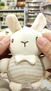 M&B Chime Along Animal Baby Soft Toy with Squeaker (Organic Cotton)