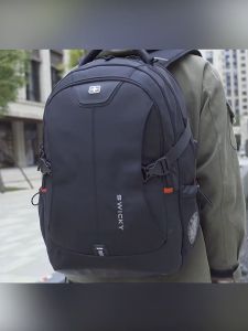 SWICKY 8599 Tas Ransel Laptop USB Backpack Pria Waterproof 15.6 Inch