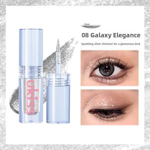 Ukiss Liquid Eyeshadow Palette Single Color Shimmer Matte Glitter Ultra Shiny Cattle Herder Laid Silk Brightening Liquid for Women Affordable