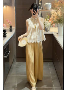XUECAIQI | Slimming Traditional Chinese Style Outfit Set