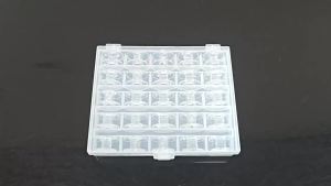 25PCS Home Sewing Machine Bottom Thread Bobbin Set Clear Plastic Spools with Storage Box Compatible with Brother Janome Machines