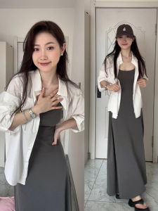 SUHUIQIAN | Slimming Cotton A-line Dress