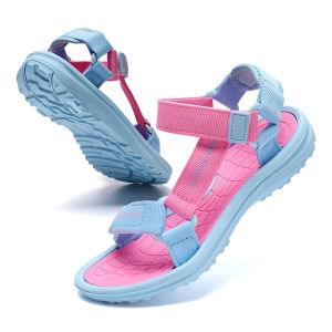 NBGAGA | Cute Pink Kids Girls Sport Sandals Open-Toe Non Slip Walking Shoes for Children Boys Outdoor Beach Sandals Summer Breathable