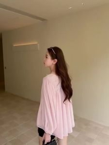 OIOI ESSE | Áo Dài Tay Voan Bồng