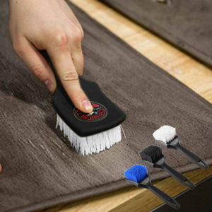 Heavy Duty Nifty Interior Carpet/Upholstery Detailing Brush 3 Colors For TiresFloor MattFabric and Trunk liner