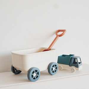 Exported to Japan Kids Hand Buggy Play House Trolley Play Ketsumeishi Play Sand Shovel Bucket Beach Toys