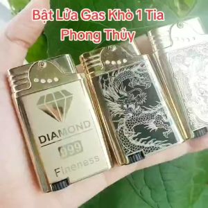 Bật Lửa Gas Khò Phong Thủy 1 Tia Chống Gió TX905 ( Xài Gas - Lửa Khò )