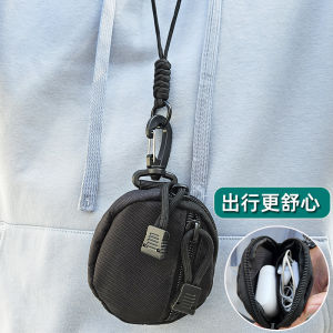 Neutral Outdoor Halterneck Bluetooth Headset Storage Bag Data Cable U Disk Mini Hard Shell Multifunctional Protective Bag Box Small