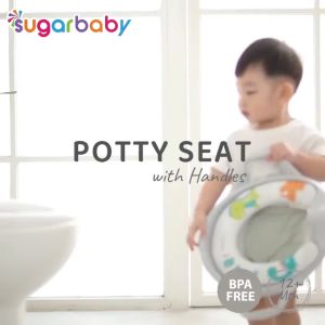 SUGARBABY Potty Seat With Handles & Splash Guard / Dudukan Toilet Training Anak