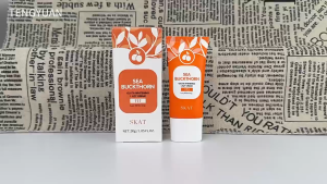 SKAT Sea Buckthorn Glutamic Acid Lazy Beauty Cream Moisturizes and brightens damaged skin reduces fine lines and tightens the body 30g