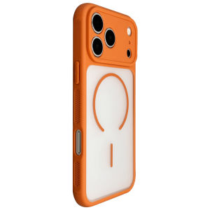 QI MEI. CASE | Magnetic Full Coverage Shockproof iPhone Case Orange