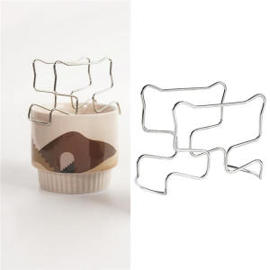 Coffee Drip Filter Bag Holder Reusable Stainless Steel Japanese Filter Bag Holder Coffee Cup Drip Filter Paper Bag Holder