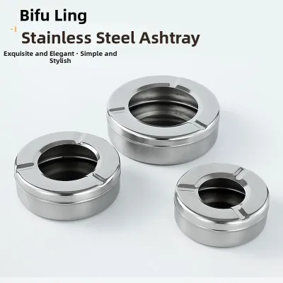BAIFULING | Stainless Steel With Lid Ashtray